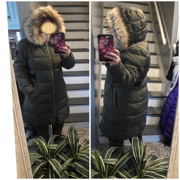 DNKY parka womens size L like new - Picture 1 of 11
